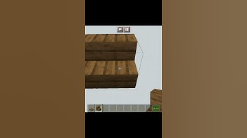 How to Make Bench in Minecraft #shorts