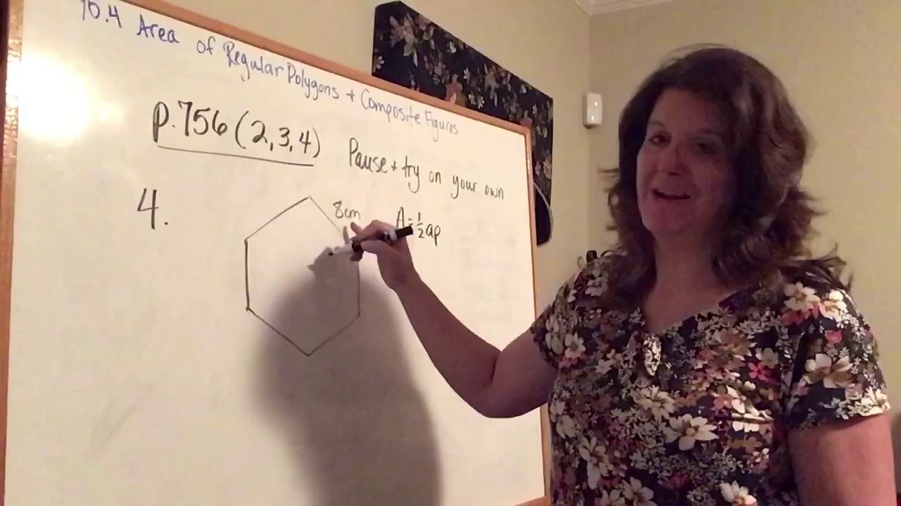 Area of Regular Polygons and Composite Figures - part 3 - YouTube