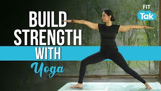 10-Minute Yoga For Full Body Strength ज Muscles क Naturally Strong बनत ह Vandana Gupta