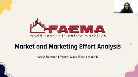 MKTG 752   FAEMA Group Project – Marketing Plan and Presentation   Group 1