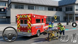 Ambulance City Rescue Simulator🚑–Ambulance Simulator 3D Rescue Games🚨| Android Gameplay (Part 2) screenshot 3