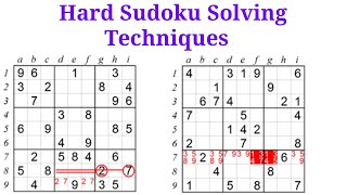 How to Solve Hard Sudoku | Hard Sudoku Solving Techniques #Sudoku
