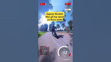 Segway Ninebot Max g3 top speed on Drive mode#segway #speedtest #ecomode #shorts #scooter