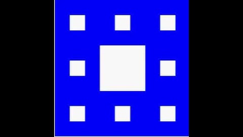Sierpinski Carpet Hole Growth