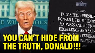 Trump FREAKS OUT on live TV to COVER UP His OWN Failures