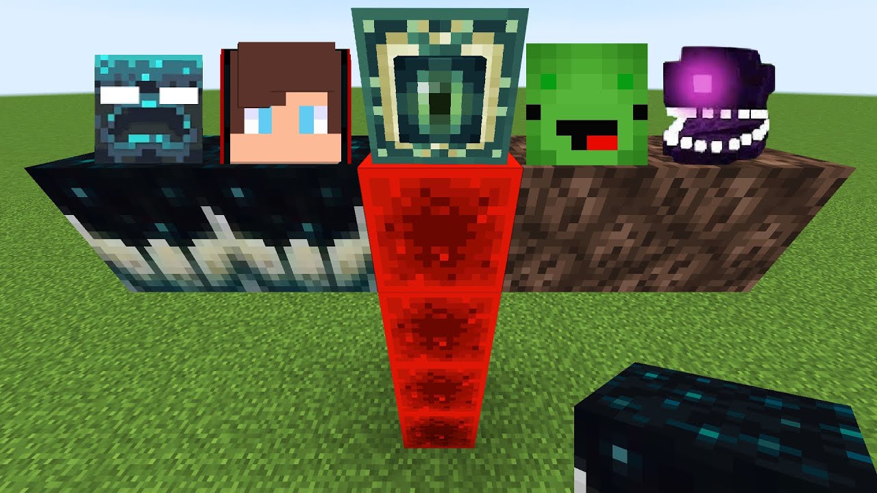 what if you create an END JJ AND MIKEY WARDEN STORM GOLEM in MINECRAFT ...