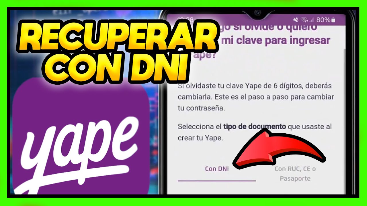 ✓HOW TO RECOVER MY YAPE ACCOUNT WITH DNI - YouTube
