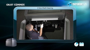 Stratasys Academy | Connex Series: Cleaning the Z-Axis Shaft