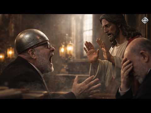 GODSMACKED! | Jesus is gobsmacked when irate Iron Dome Mark Levin prays for the death of Iranians!
