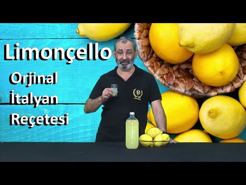 Limonçello Yapımı - Orjinal İtalyan Reçetesi