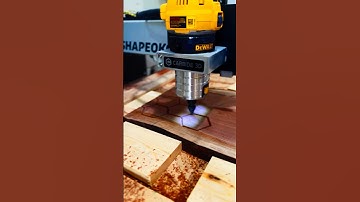 Shapeoko cutting that live edge clean! #carbide3d #shapeoko #woodworking
