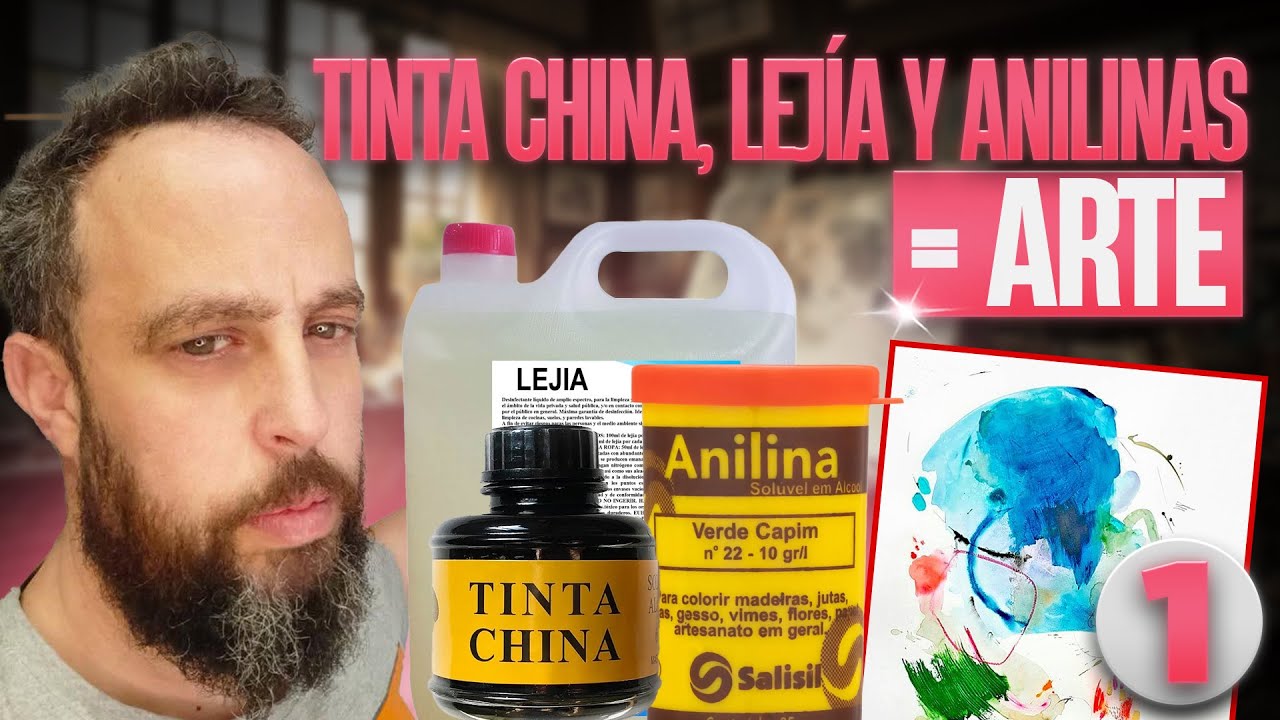 Transforma Tu Arte: Técnicas con Tinta, Anilinas y Lejía Explicadas