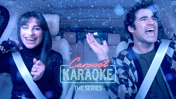 Lea Michele & Darren Criss Christmas Caroling  Car...