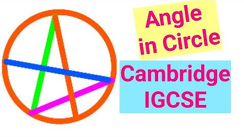 IGCSE Angle in Circle | Concept of Angle in Circle | Angle in Circle Rules | Find Angle in circle