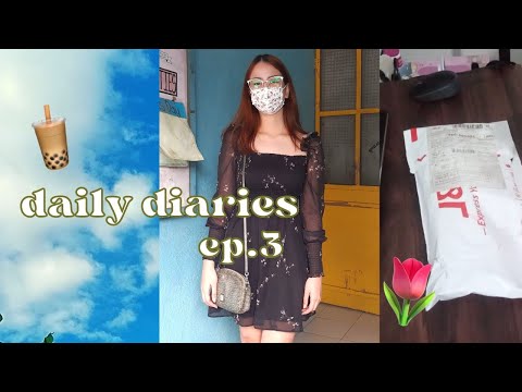 daily diaries ep.3 🌷 l sunday mass, parcel unboxing, cooking food 🧸🤎