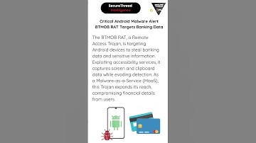Critical Android Malware Alert BTMOB RAT Targets Banking Data