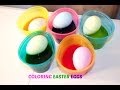 Coloring Easter Eggs with Sofia the First and Hello Kitty Stickers| B2cutecupcakes