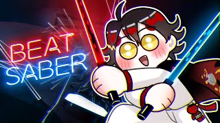 【BEAT SABER WITH CUSTOM SONGS】funny sword go brr【NIJISANJI EN | Vox Akuma】