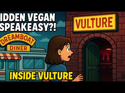 Hidden Vegan Speakeasy?! Inside Vulture Behind Dreamboat Diner
