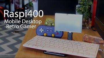 Raspberry Pi 400 - Mobile Desktop Retro Gamer Build