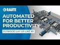 Plywood layup line r5  automated for better productivity