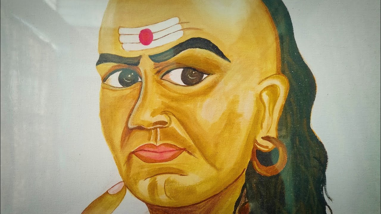 Making A Beautiful CHANAKYA Painting Maa Creations Art YouTube making-a-beautiful-chanakya-painting-maa-creations-art-youtube