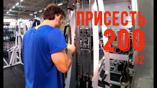 Видео Присесть 200. Подготовительный период (автор: ДорогаНаКМС)