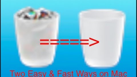 How to Force Delete Trash on Mac!!! (2016)