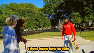 Trolling Pro Skaters At A Skatepark!