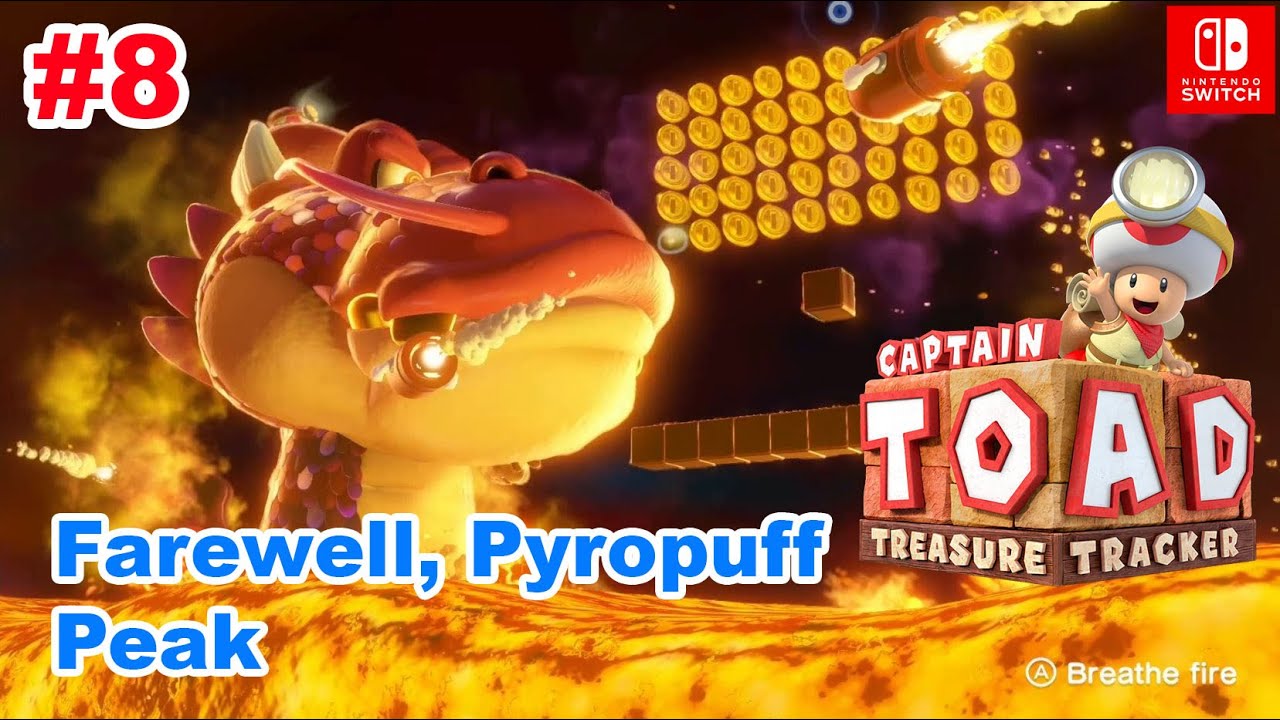 8 - Episode 2. Captain Toad Treasure Tracker. Farewell, Pyropuff Peak ...