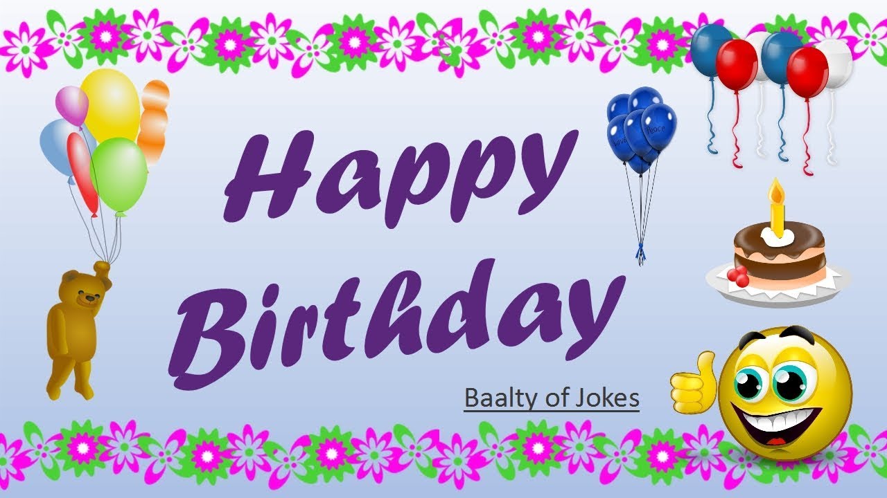 7 Best Birthday Jokes [English] 