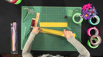 How To Create a Daisy with Duck Tape!