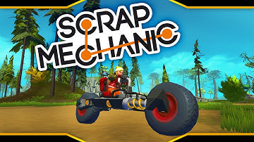 Scrap Mechanic ➤ Self Balancing Motorcycle and Trailer & Hitch [Community Showcase]