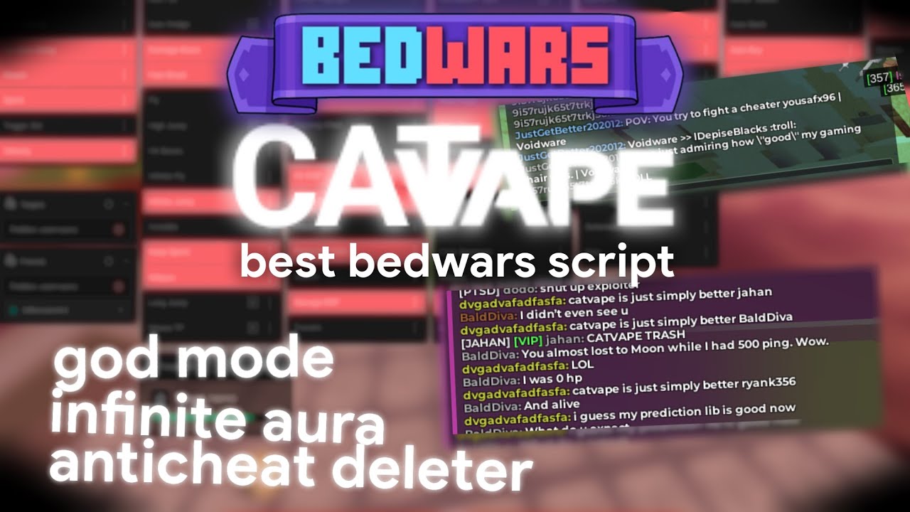 *NEW* BEST BEDWARS SCRIPT WITH REAL GOD MODE | INFINITE AURA, TP AURA ...