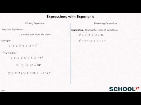 Expressions with Exponents (6.EE.1)