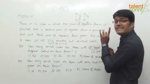Cubes & Dice Reasoning Tricks | Cubes | Model - 2 | Reasoning Ability | TalentSprint Aptitude Prep