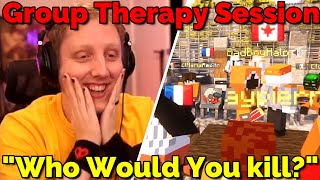 Philza & ALL QSMP THERAPY SESSION for their TRAUMA on QSMP Prison Minecraft