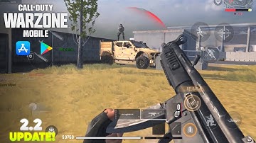 Warzone Mobile New Update 2.2 Android & iOS Beta Gameplay | Download Now!