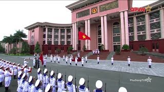 Video tuyệt đẹp Lễ thượng cờ tại Bộ quốc phòng Việt Nam
