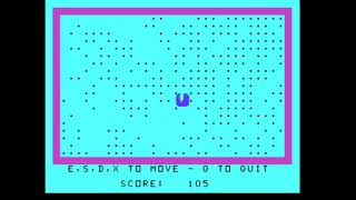 Texas Instruments TI99/4a Typed in Game (Gobbler)