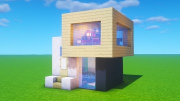 Minecraft Tutorial: How To Make A Modern House 6 "2020 Tutorial"