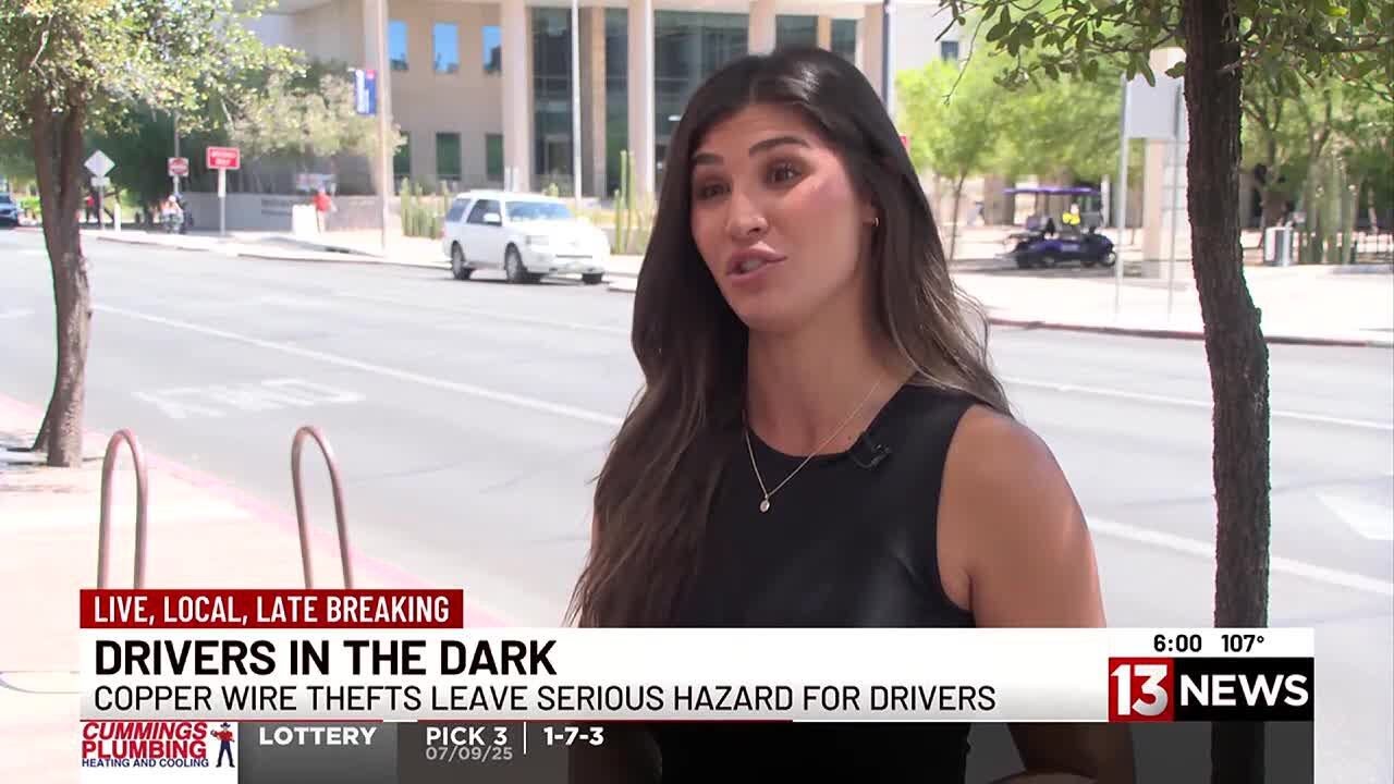 Drivers left in the dark as copper wire thefts remain problem in Tucson ...