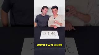 DRAW A TRIANGLE WITH 2 LINES!