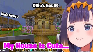 Ina's Reaction to Comparing her House to Ollie's is Priceless 【Hololive EN - Ninomae Inanis】