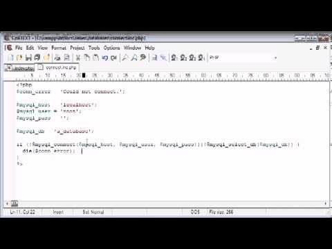 Beginner PHP Tutorial  123 - Creating a Database Hit Counter Part 1