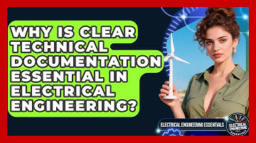 Why Is Clear Technical Documentation Essential In Electrical Engineering?