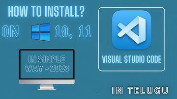 How to install Visual Studio Code on Windows 10 or 11 in Telugu | #visualstudiocode #vscode #telugu