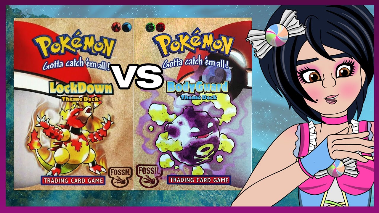 Pokemon TCG Fossil Lockdown Vs Bodyguard Theme Decks (Tabletop ...