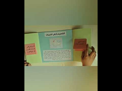 مطوية من ربوع بلادي لغتي صف ثالث ابتدائي