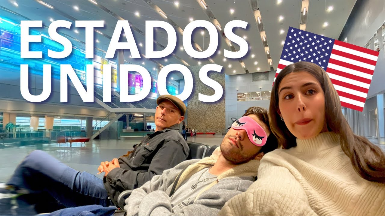 NOS VAMOS A ESTADOS UNIDOS | Vlog Aeropuertos & Tips de viajero - YouTube